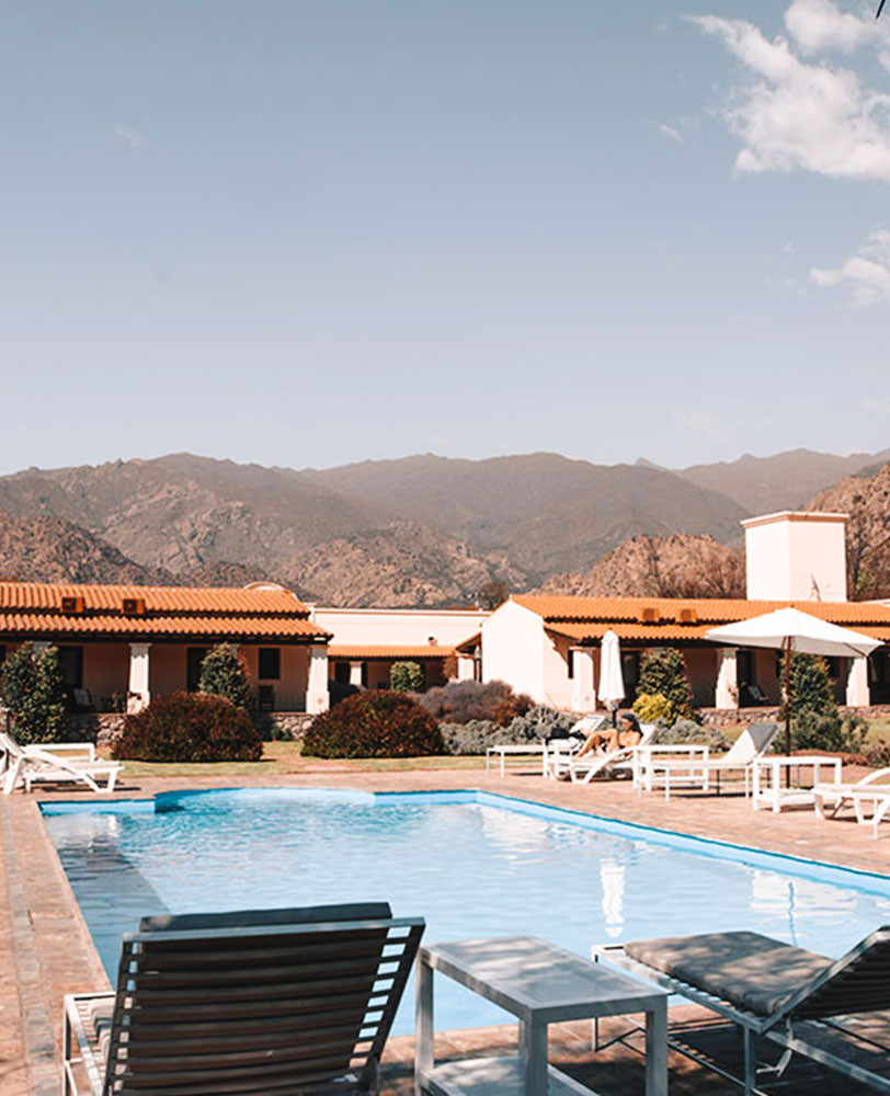 Pileta del hotel Vi&ntilde;as de Cafayate