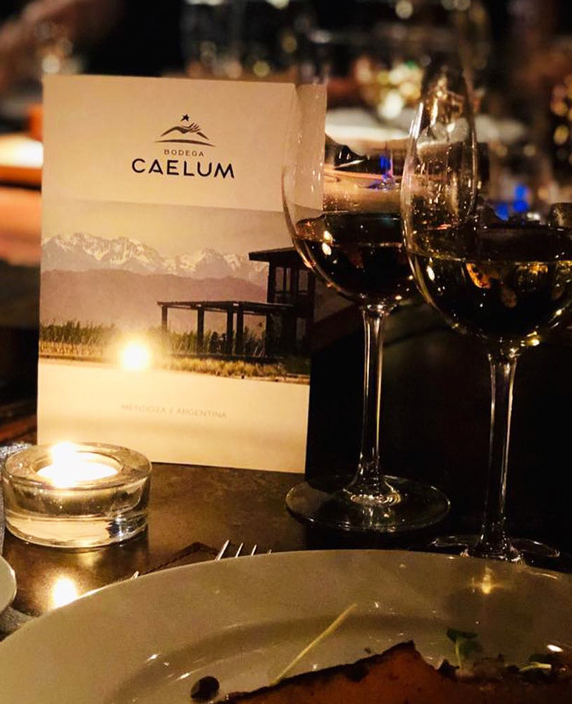 Cena con vino en Bodega Caelum